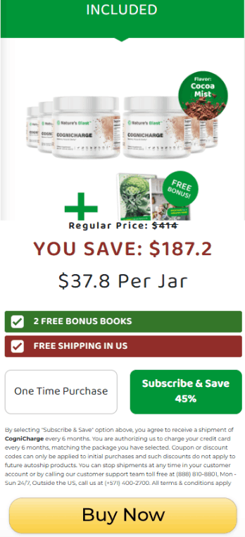 CogniCharge 6 Bottle